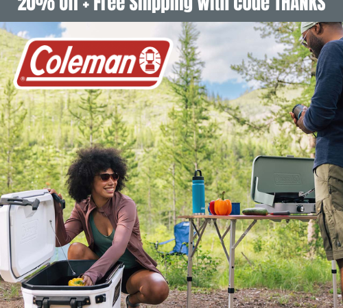 Coleman Veteran’s Day Sale: 20% Off + Free Shipping with code THANKS