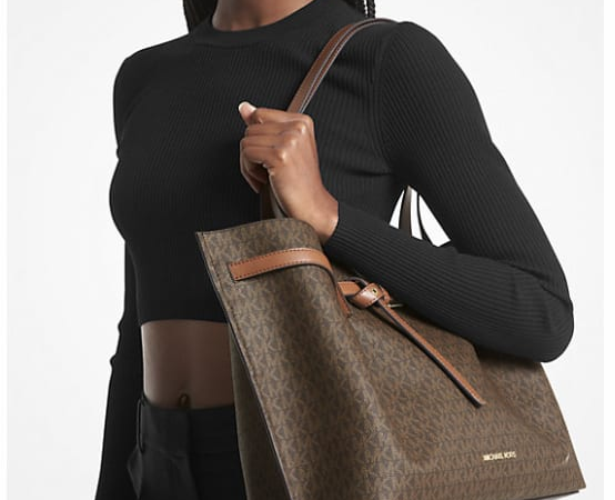 Michael Kors Emilia Large Logo Tote Bag for $99 + free shipping