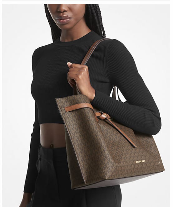 Michael Kors Emilia Large Logo Tote Bag for $99 + free shipping