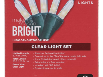 Christmas Lights at Walgreens: buy one, get 50% off 2nd + free shipping w/ $35