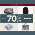 70% Off Vera Bradley Outlet + Extra 10% Off Travel & Backpack