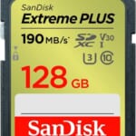 SanDisk Extreme PLUS 128GB SDXC UHS-I Memory Card for $20 + free shipping