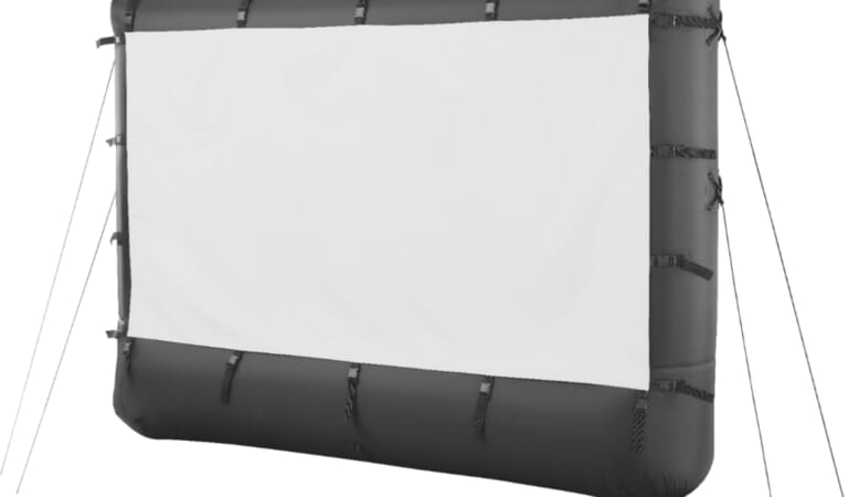 Insignia 114" Outdoor Projector Screen for $100 + free shipping