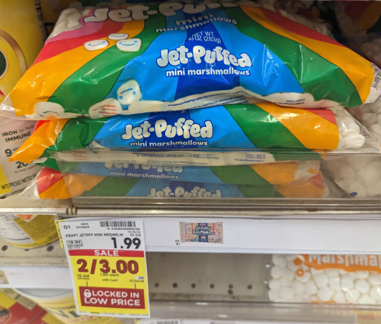 Jet-Puffed Mini Marshmallow Just $1.25 At Kroger