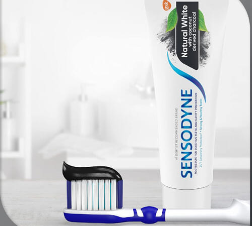 Sensodyne Natural White with Coconut Derived Charcoal Toothpaste, 3-Pack $11.79 (Reg. $21) – $3.93/Tube