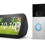 Ring Video Doorbell (Satin Nickel) bundle with Echo Show 5 (3rd Gen)