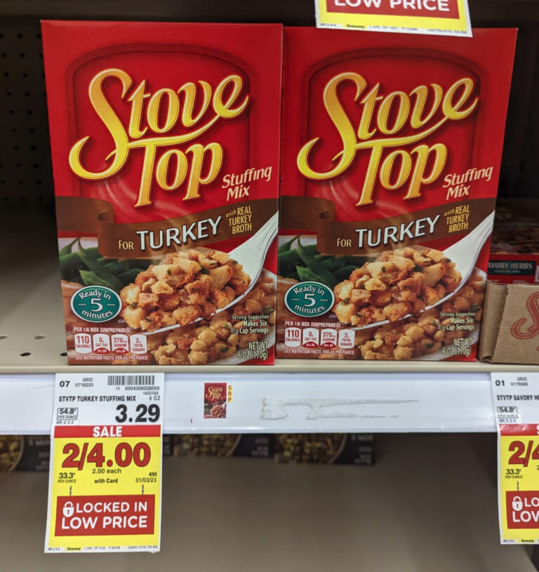 Stove Top Stuffing Mix Just $1.75 At Kroger