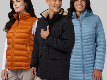 Up to 85% off at 32 Degrees with their Outerwear & Accessories Sale