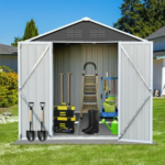 Transform your backyard into a well-organized haven with this Outdoor Metal Storage Shed, 6′ x 4′ for just $229.99 Shipped Free (Reg. $539.99)