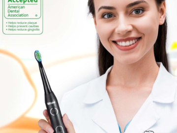 Experience superior oral care with Electric Toothbrush for Adults for just $13.99 After Code + Coupon (Reg. $24.99) – Prime Exclusive Deal!