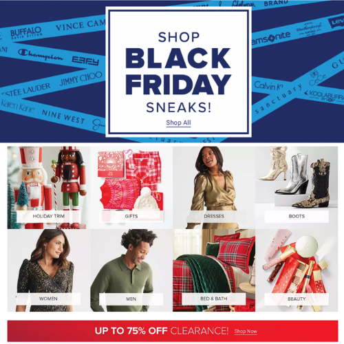 Belk: Snag Early Black Friday Doorbusters Up to 75% Off