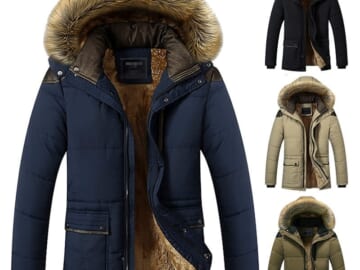 Men's Winter Parka for $27 + $10 s&h