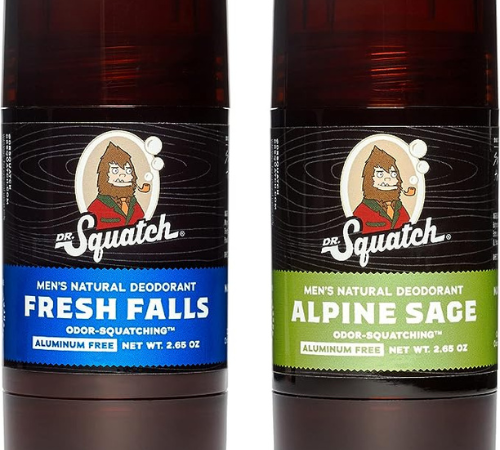 Today Only! Dr. Squatch 2-Pack Natural Deodorant for Men $27.50 (Reg. $40) – $13.75 each!