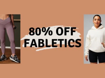 80% Off all Fabletics Items!