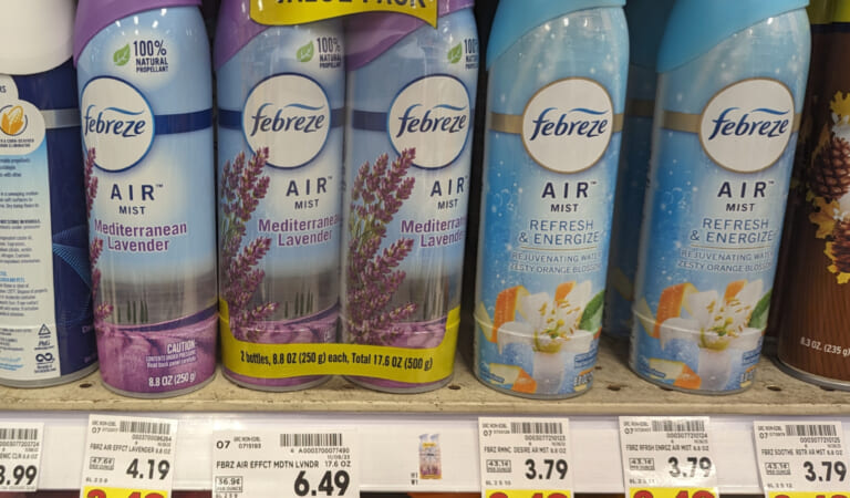 Febreze Air Effects As Low As $1.84 At Kroger