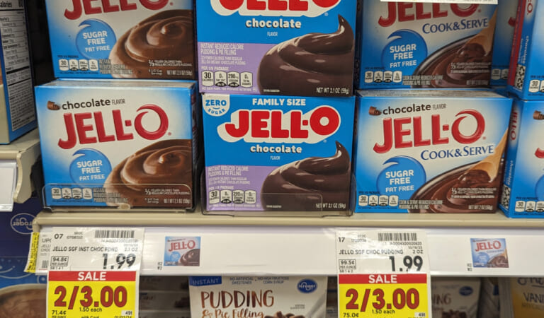 Get Jell-O Pudding And Gelatin Just $1.20 At Kroger