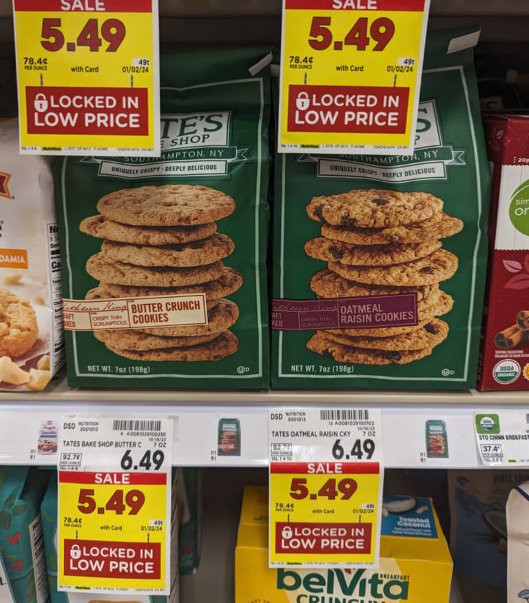 Tate’s Cookies As Low As $4.49 At Kroger