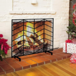 Enhance the safety and style of your fireplace with this Single Panel Fireplace Screen Black Indoors for just $37.59 After Coupon (Reg. $50.39) + Free Shipping