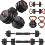 Flybird 50-lb. Adjustable Dumbbell Set for $114 + free shipping