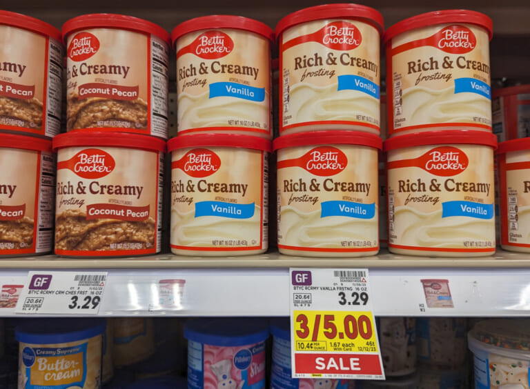 Betty Crocker Frosting Just $1.17 At Kroger