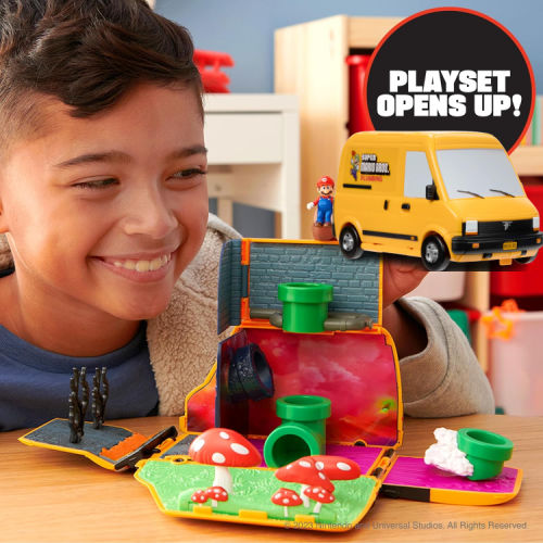 The Super Mario Bros Movie Van Playset $9.99 (Reg. $20) – with 1.25” Mini Mario Figure