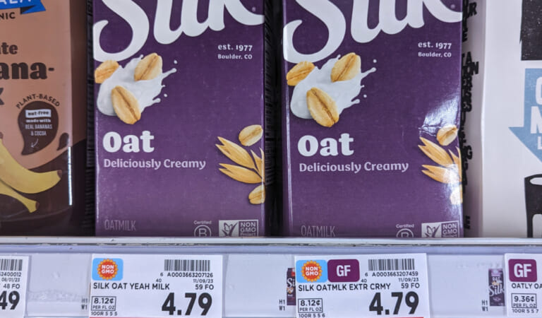 Grab Silk Oatmilk, Soymilk, Cashewmilk, or Coconutmilk For Just $2.99 At Kroger