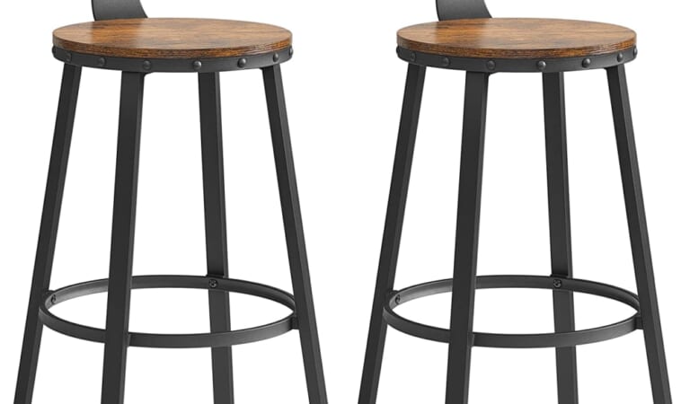 Vasagle 28.7" Bar Stool 2-Pack for $55 + free shipping