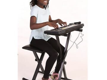 Santana 49 Key Electronic Keyboard with Stand and Seat