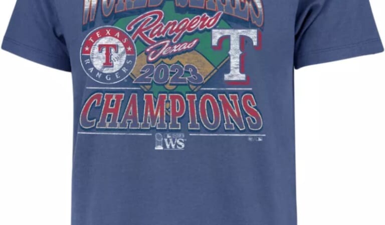 Texas Rangers Championship Gear at Dick's Sporting Goods: 25% off + free shipping w/ $49