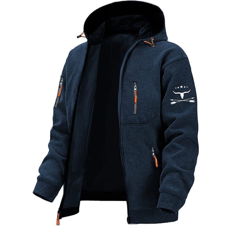 Men's Zip Up Hoodie Jacket for $11 + $10 s&h