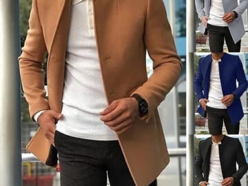 Men's Winter Overcoat for $17 + 10