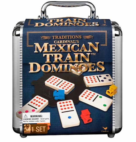 Mexican Train Dominoes Set Tile Board Game