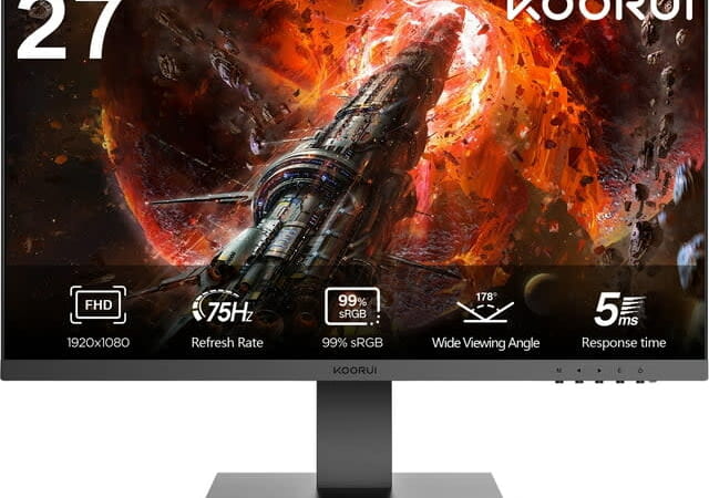 Koorui 27" 1080p IPS LED Monitor for $110 + free shipping