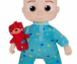 Cocomelon Official Musical Bedtime JJ Doll, Soft Plush Body