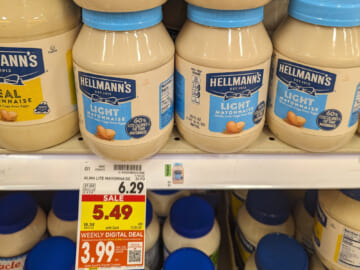 Hellmann’s Mayonnaise As Low As $3.99 At Kroger (Regular Price $6.29)