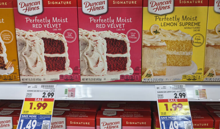 Duncan Hines Cake Mix Just $1.49 At Kroger