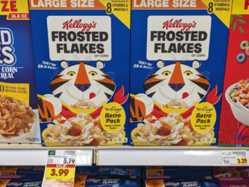 Kellogg’s Large Size Boxes Of Cereal Just $2.49 At Kroger