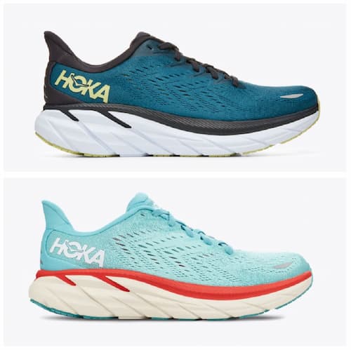 Hoka Clifton 8 Running Shoes Mens and Womens