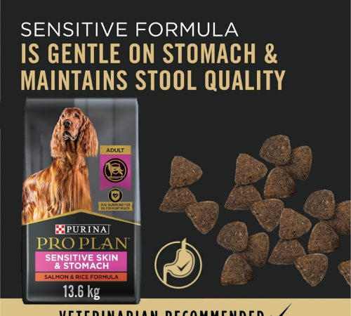 Purina Pro Plan 30-Lbs Sensitive Skin and Stomach Dog Food Salmon and Rice Formula as low as $32.39 After Coupon (Reg. $90) + Free Shipping – $1.10/Pound