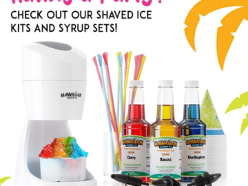 Amazon Black Friday! Hawaiian Shaved Ice & Snow Cone Machine $34.95 (Reg. $60)