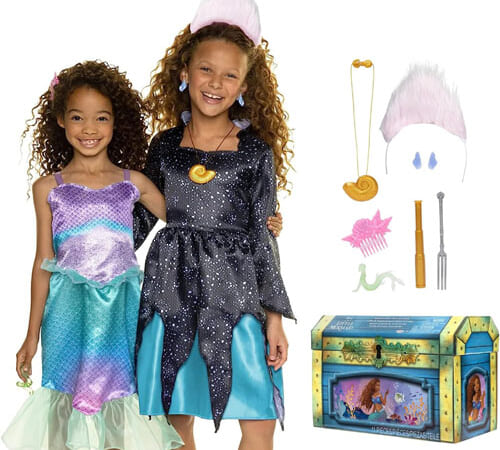 Disney The Little Mermaid, Ariel, and Ursula 10-Piece Dress Up Trunk $14.08 After Coupon (Reg. $40) – with Accessories, Amazon Exclusive