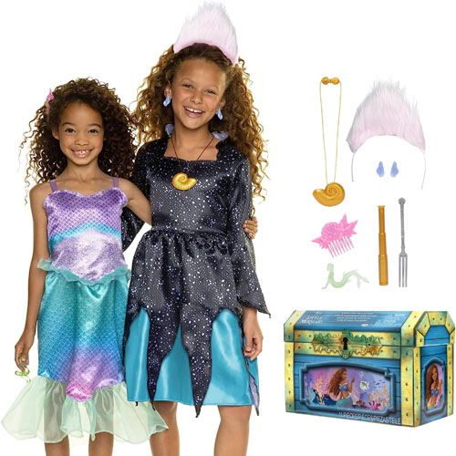 Disney The Little Mermaid, Ariel, and Ursula 10-Piece Dress Up Trunk $14.08 After Coupon (Reg. $40) – with Accessories, Amazon Exclusive