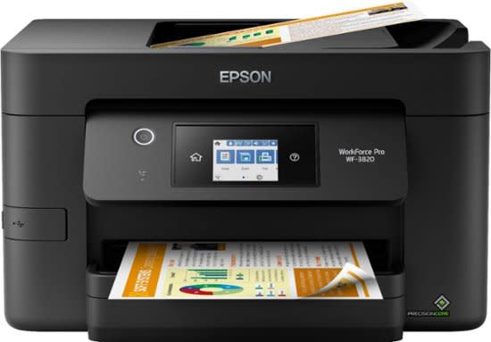 Epson WorkForce Pro WF-3820 Wireless All-in-One Printer for $100 + free shipping