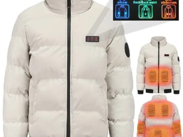 Unisex USB Heated Jacket for $32 + $10 s&h