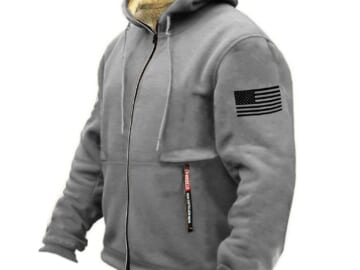 Men's Full Zip Fleece Hoodie for $19 + $9 s&h