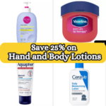 Today Only! Save 25% on Hand and body lotions from $1.42