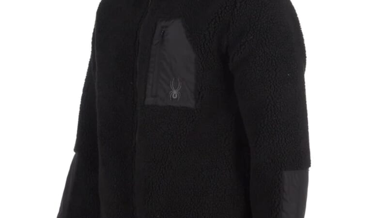 Spyder Men's Sherpa Militant Jacket for $43 + free shipping