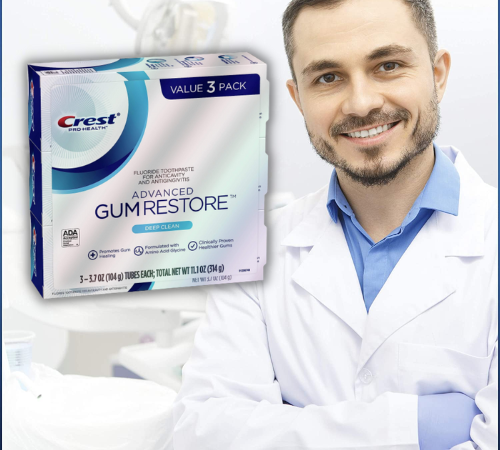 Crest 3-Pack Pro-Health Advanced Gum Restore Deep Clean Toothpaste as low as $10.24 After Coupon (Reg. $15) + Free Shipping – $3.41/3.7 Oz Tube