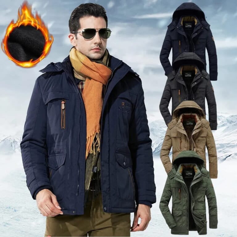 Men's Military Winter Jacket for $31 + $10 shipping