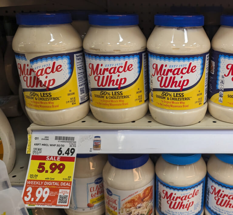 Miracle Whip As Low As $3.99 At Kroger